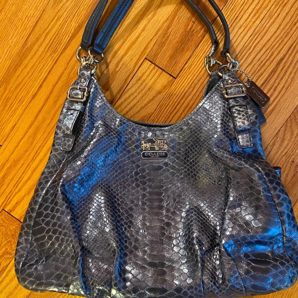 Dark Blue Coach Bag